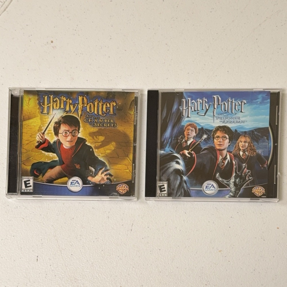 Harry Potter and the Prisoner of Azkaban & Chamber Of Secrets PC + Game Keys CIB